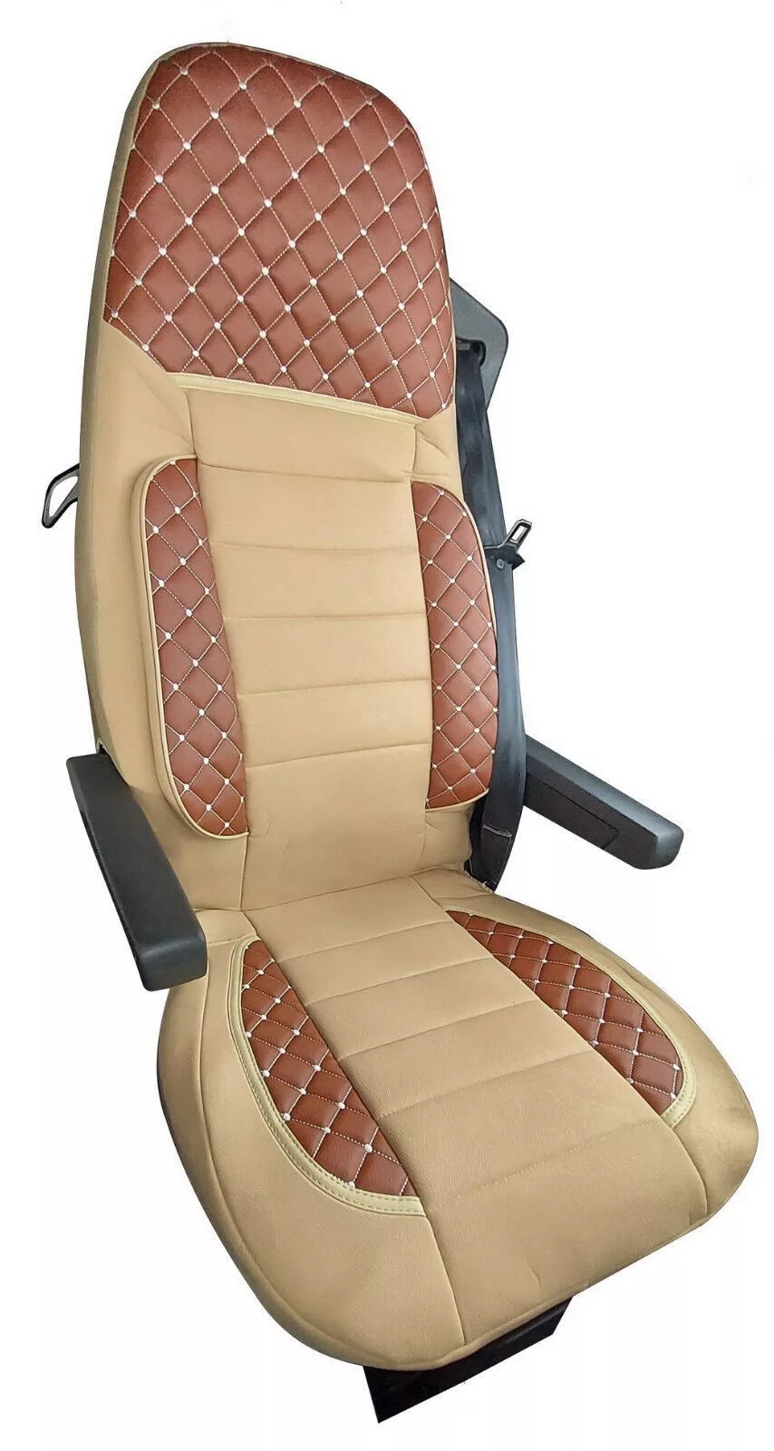 Калъфи за седалки за MAN TGX, EURO 5, 2007-2014, КАФЯВИ