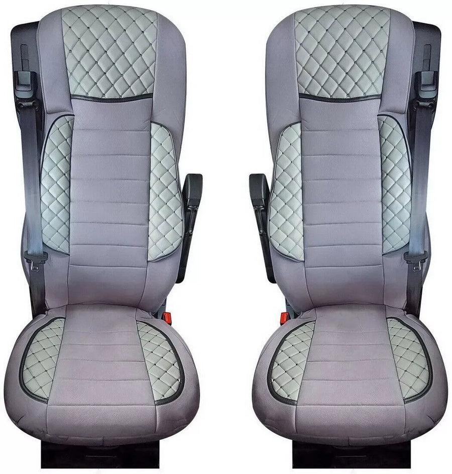 Калъфи за седалки за SCANIA R/S, Euro 6, 2018+, Сиви