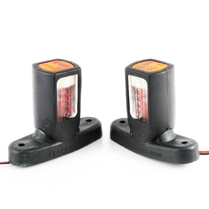 Диодно LED рогче с три светлини за камион - 24V