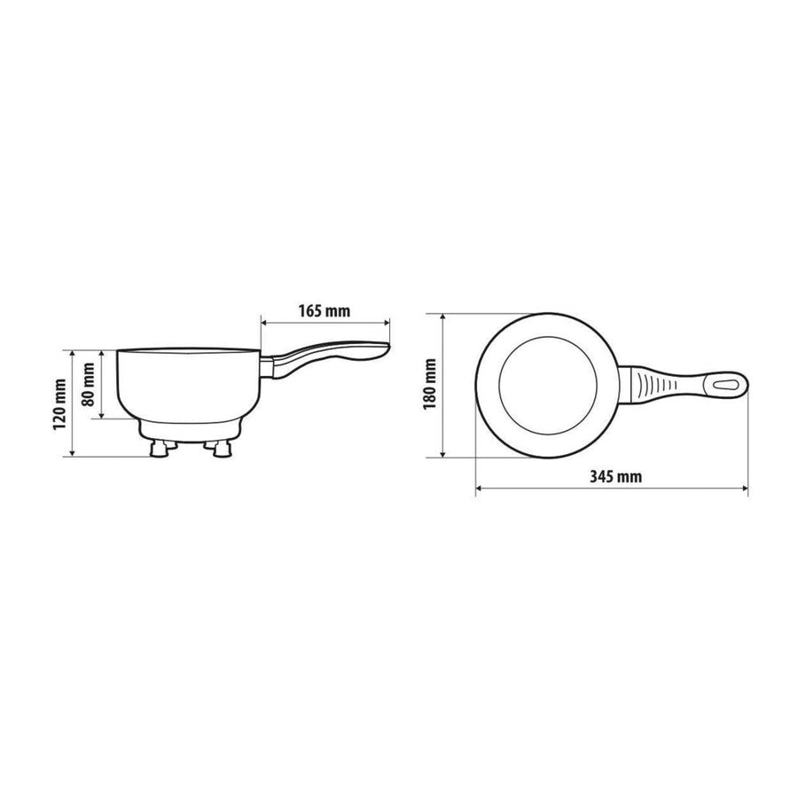 Електрически тиган 12V, 170W, USB, 1.9Л