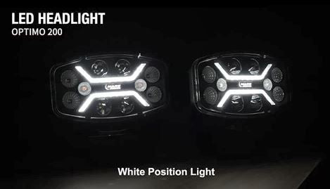 LED халоген Optimo 200 - 10-32V, тип Hella