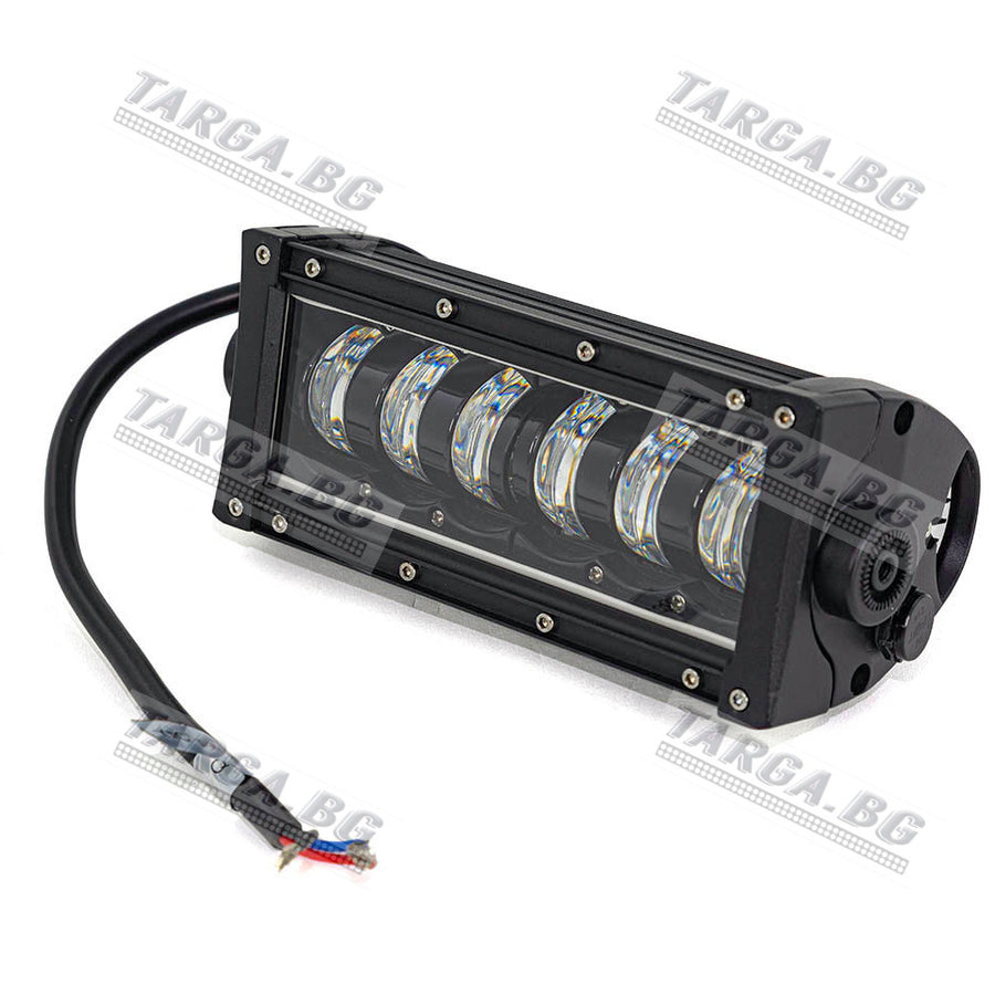 LED бар 48W – комбиниран светлинен поток от 6 диода по 5W + 3W