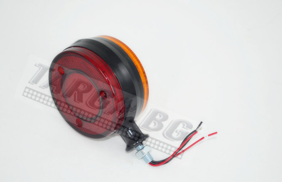 LED габарит за огледало, червено/ жълто, 12/24V (обеци)