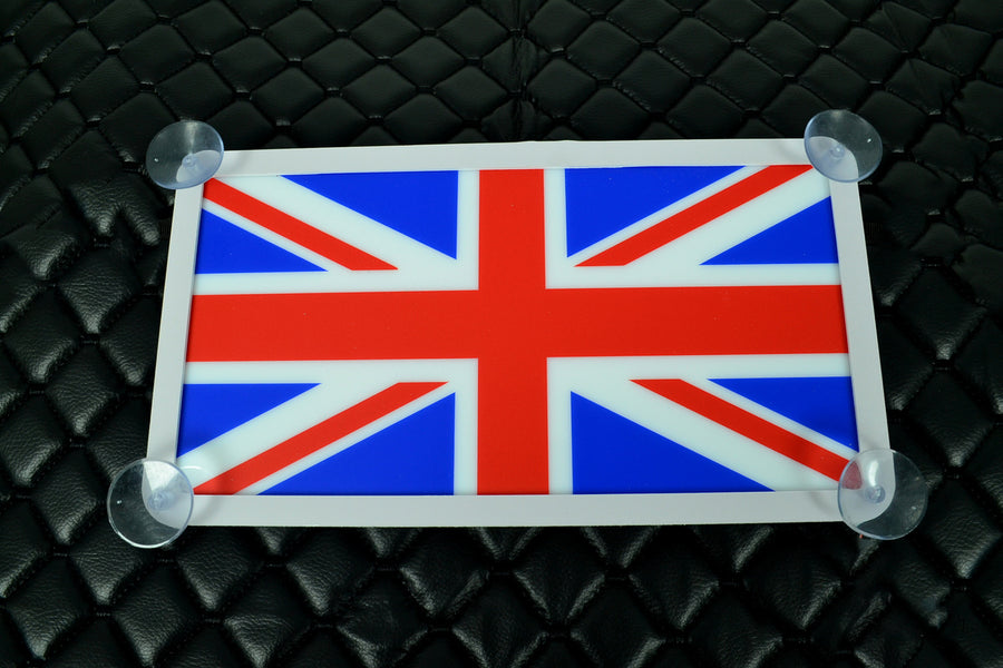 3D табела, флаг England, бяло/червено, 24V