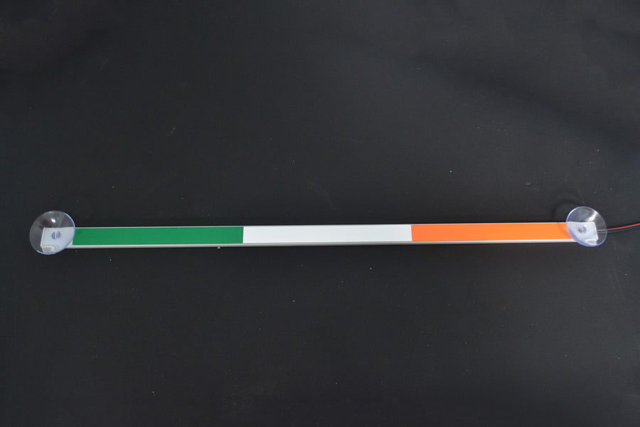 LED Пура, 50см.Ирландия, Оранжево/Бяло/Зелено, 12/24V