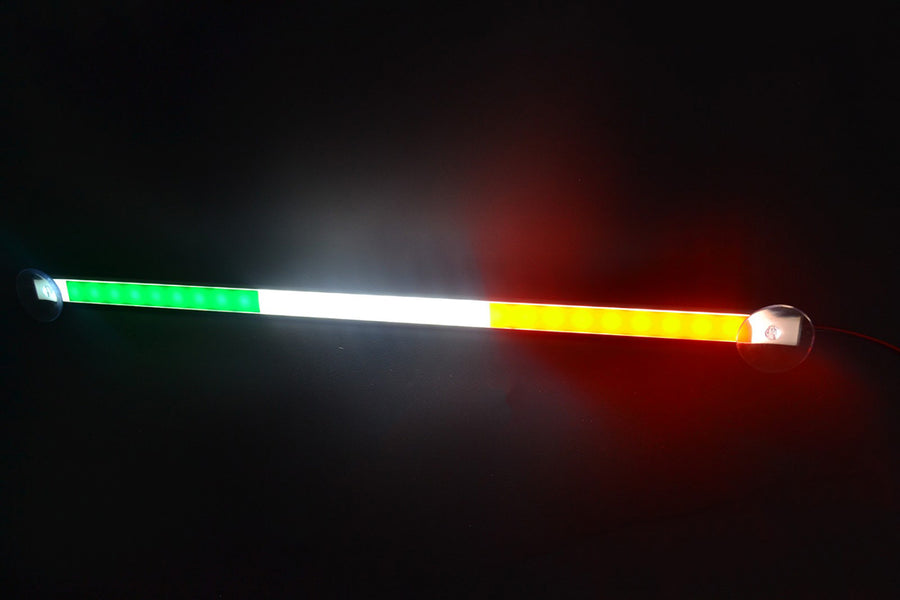 LED Пура, 50см.Ирландия, Оранжево/Бяло/Зелено, 12/24V