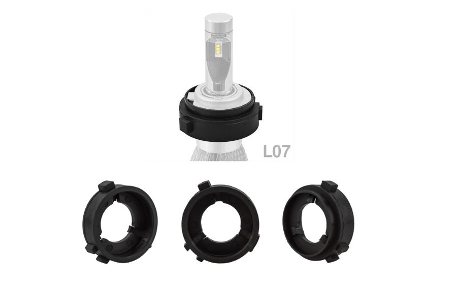 Комплект от 2 броя Адаптери за LED крушки H7 за Фолксваген Volkswagen VW Голф 6 Golf 6 VI, Пасат Passat