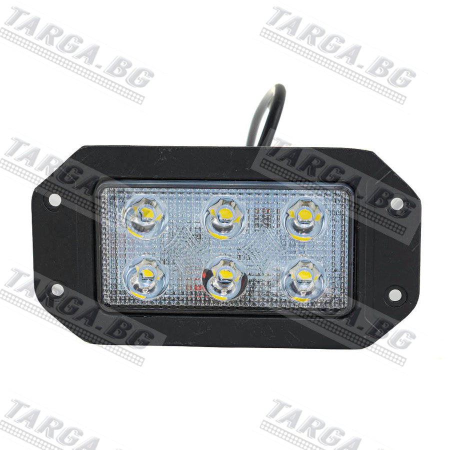 LED халоген - прожектор за вграждане, 6 диода, 18W
