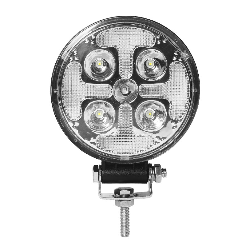 LED халоген + мигач, кръгъл - Комбо