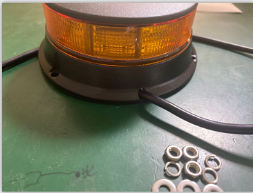 19W LED Диодна Въртяща се Сигнална Аварийна Лампа Маяк Буркан за Пътна Помощ Платформа 12V - 24V