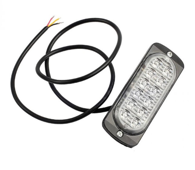 12 LED ЛЕД Аварийна Лампа За Пътна Помощ, Жълта Блиц Светлина, Мигаща