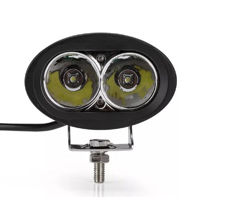 Универсален 20W Лед LED Халоген Фар Работна Лампа 12V - 24V за автомобил джип офроуд мотор