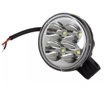 8.3 См 12W Led Лед Диоден Фар Прожектор Халоген Джип Мотор 4X4 12V 24V 720 Лумена