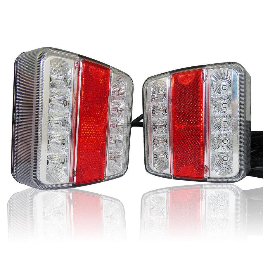 12V LED стопове пет функции за ремаркета и колесари с магнит кабел