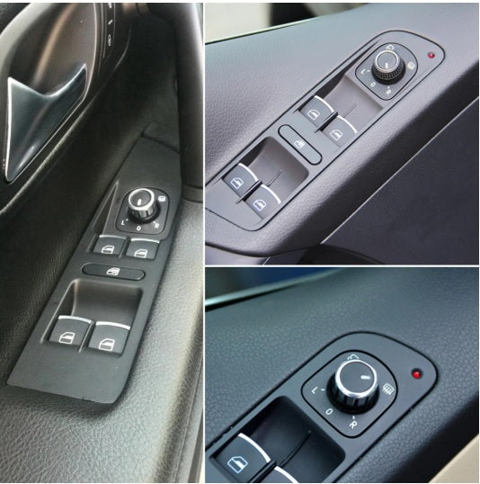 Бутон Копче за Eл. Oгледала За VW Golf Голф 5 Passat Пасат B6 Touareg Caddy Touran Tiguan 5K0959565 5ND959565A