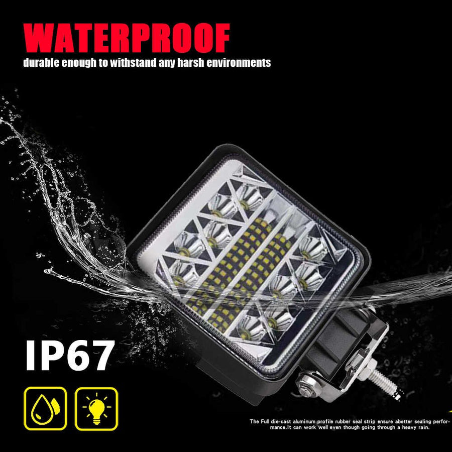 108W 36 LED ЛЕД Диоден Фар Работна Лампа Прожектор Задна Светлина 12V 24V