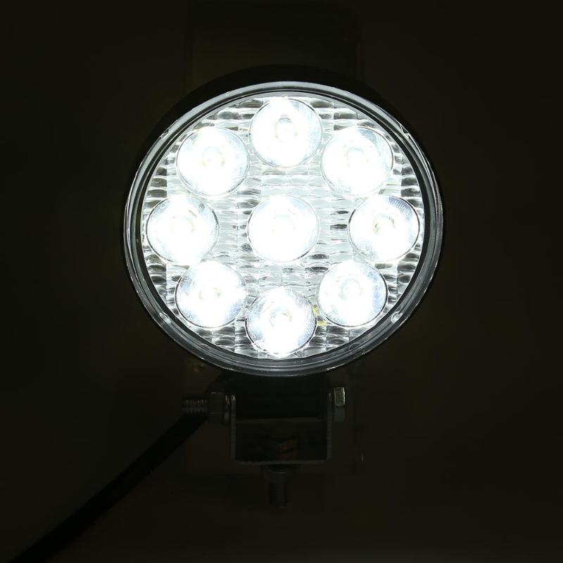 Комплект от 2бр. Мини Лед LED Диоден Фар Халоген Дневни Светлини 12V - 24V за автомобил офроуд бус ван камион
