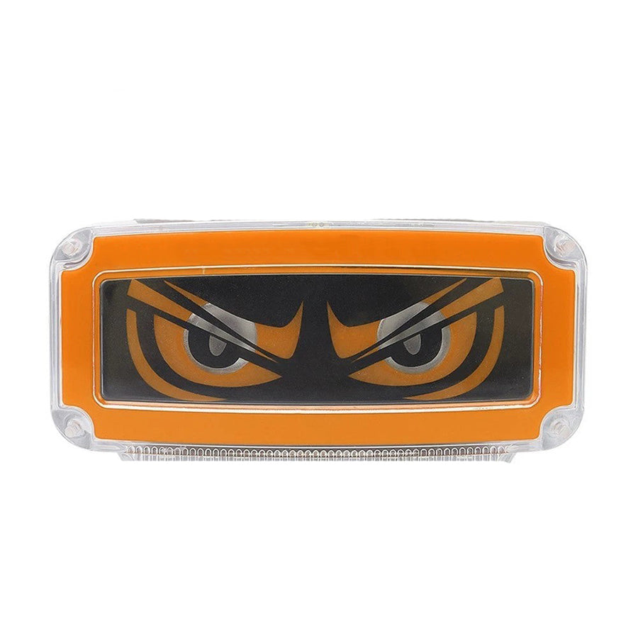 Жълт LED неон габарит (очи), със скоба - скрит монтаж, 12/24V