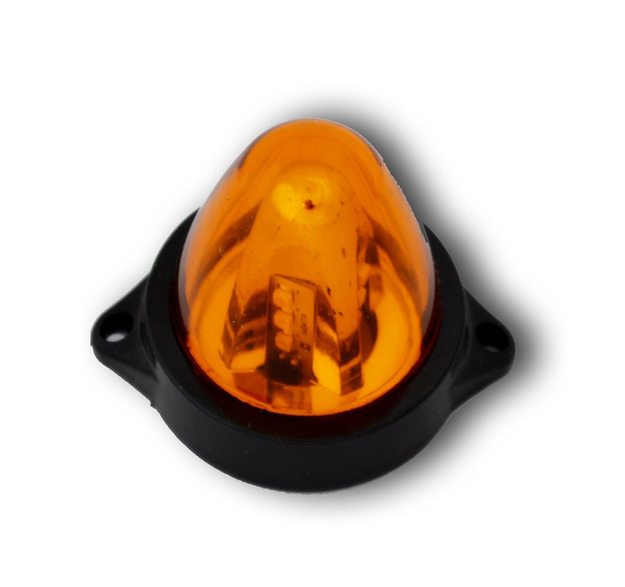 Габарит тип конус, жълт с 12диода, 12/24V