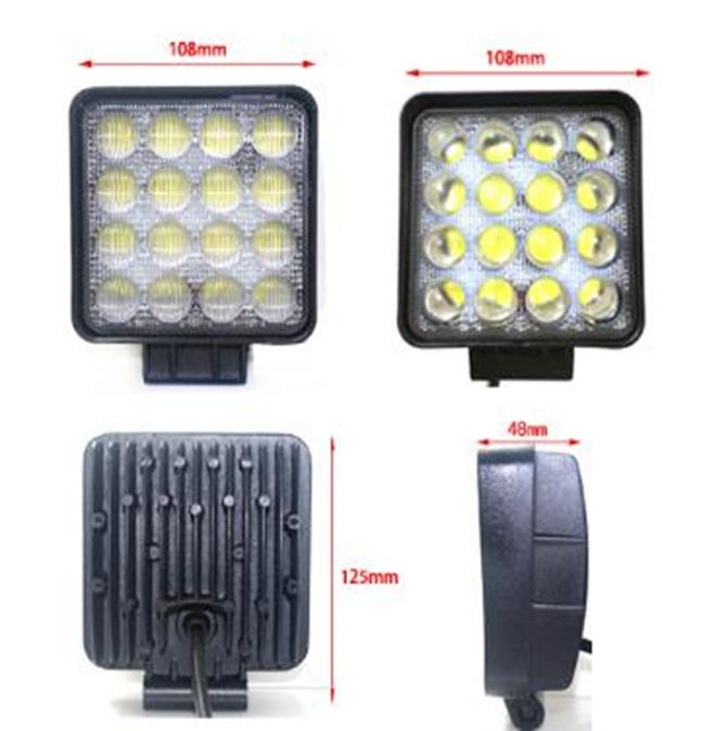 5D LED халоген- прожектор с 16 диода, 48W
