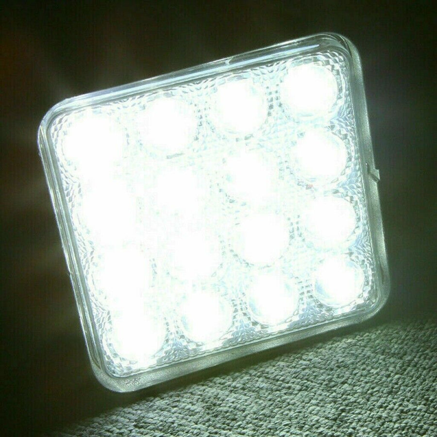 48W ЛЕД 12V 24V LED Диоден Халоген Фар Прожектор Задна Светлина Диодна Лампа