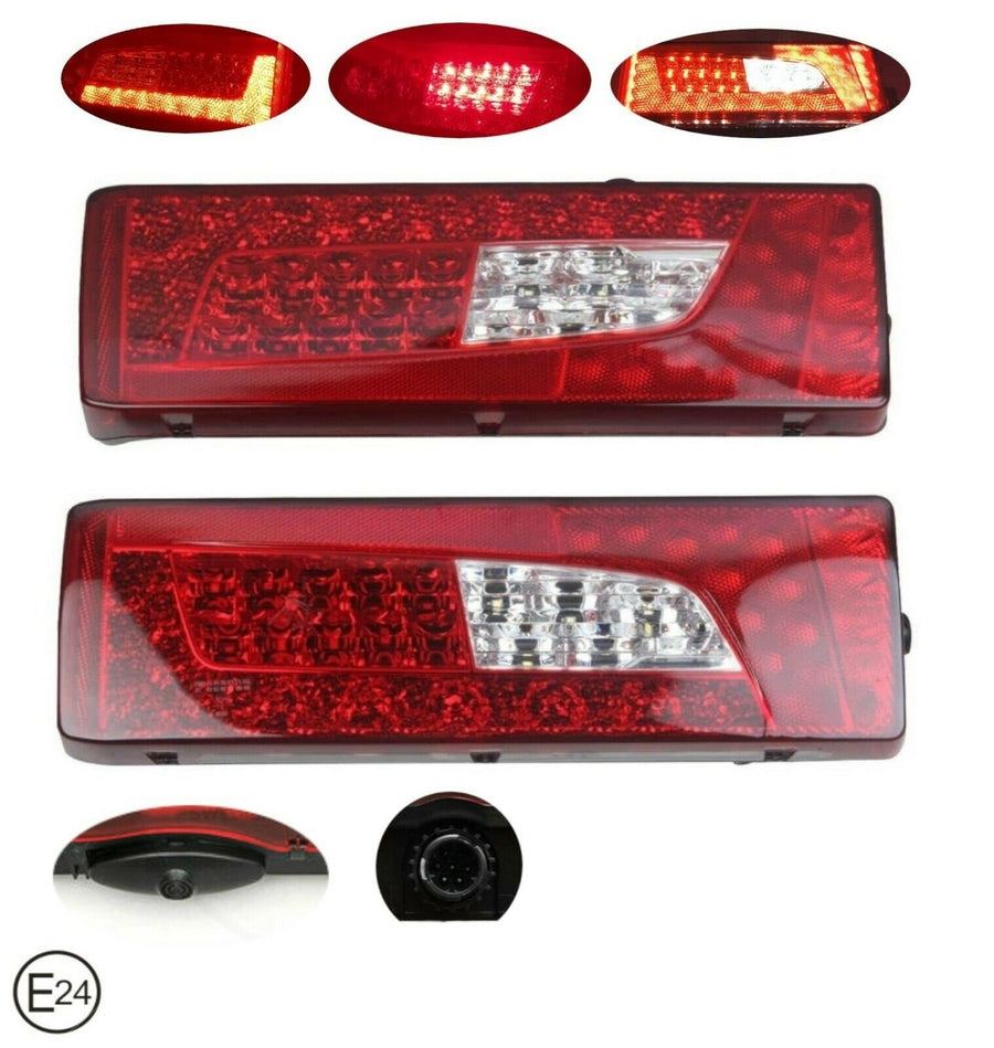 Комплект LED Стопове, 8 Функции, За Скания Scania L, P, G, R, S, CP, CG, CR, CT 2017+