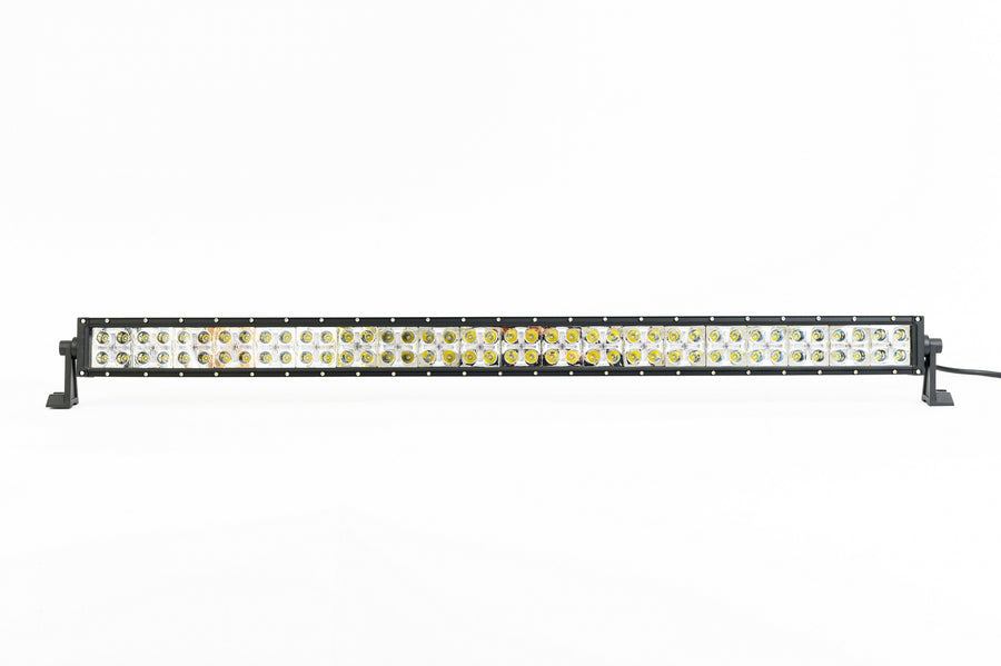 100 См Led Bar Лед Диоден Бар Прожектор Бяла и Оранжева, Жълта Светлина, Блиц, Флаш, CROSS DRL 240W 12V 24V