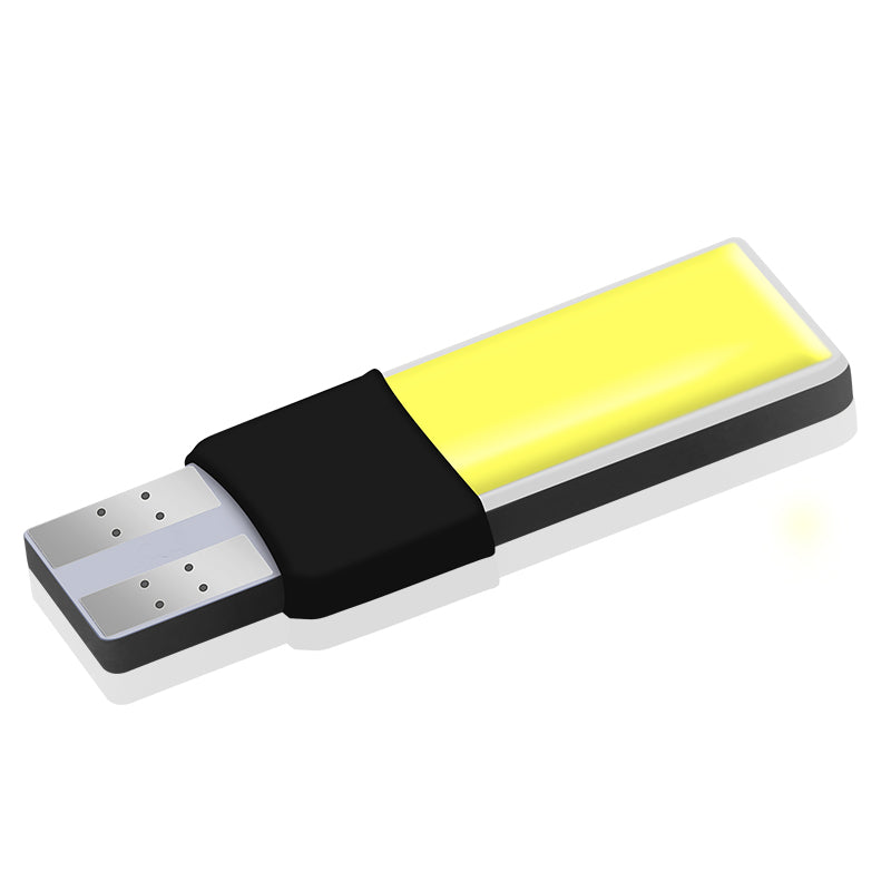 LED Лед Диодни Крушки За Габарит, Силикон, COB, Т10 W5W, 300lm, 12V, Бели KRU137