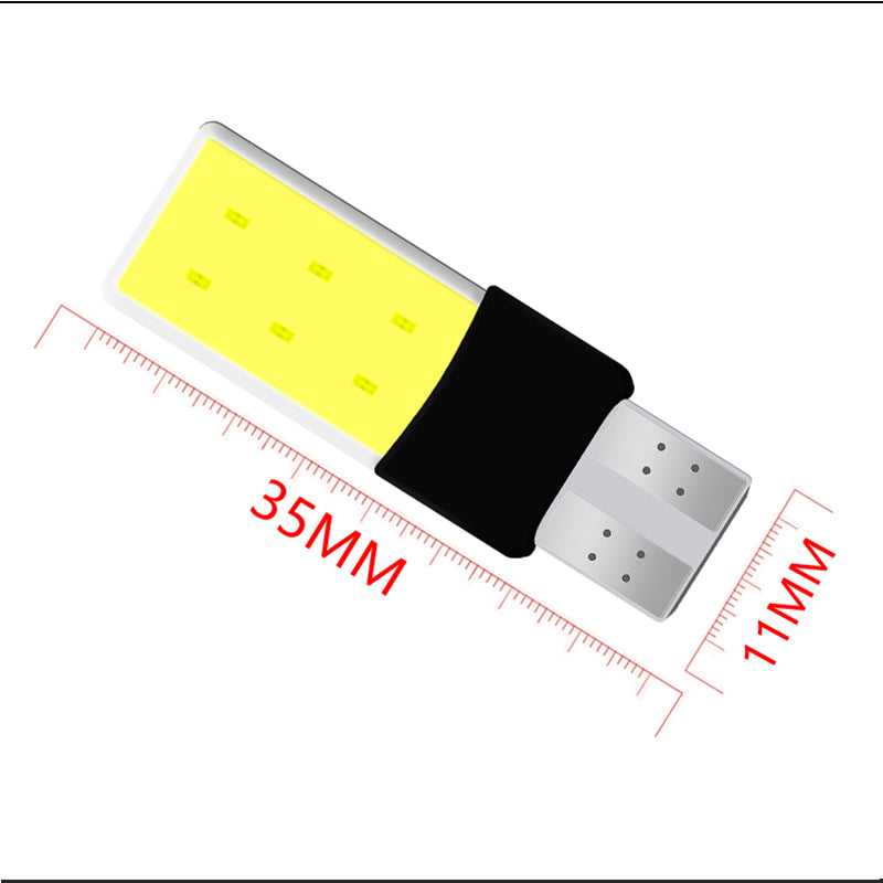 LED Лед Диодни Крушки За Габарит, Силикон, COB, Т10 W5W, 300lm, 12V, Бели KRU137