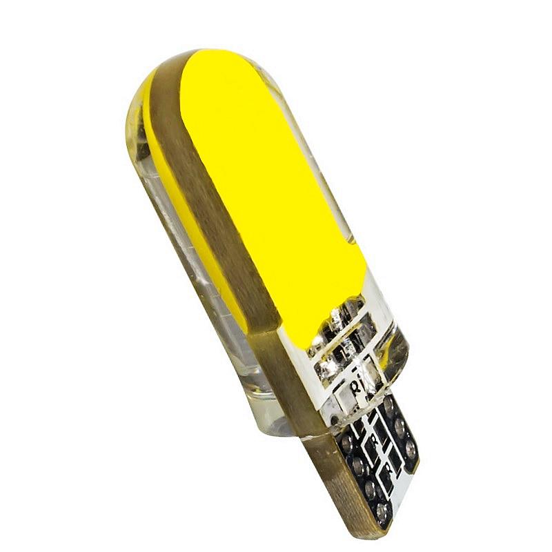 LED Лед Диодни Крушки За Габарит, Т10 W5W, COB 12-Core, 12V, 6 Цвята Светлина