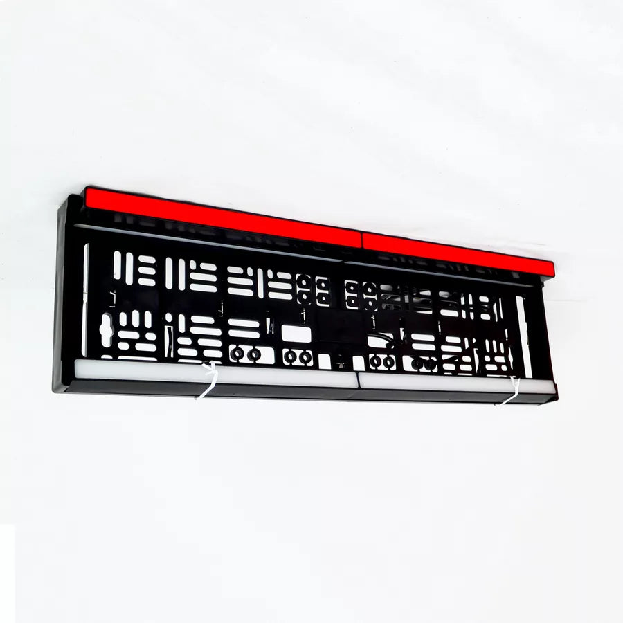 Рамка за номер с LED осветлениe, 12/24V, 3 функции, габарит, осветление за номер