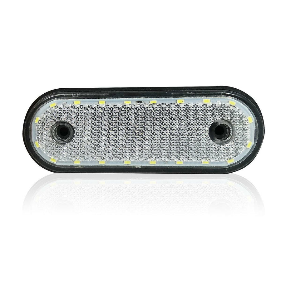LED Габарит, Маркер, Токос - Бял, Червен, Жълт, 20 Диода - 12V - 24V - за камион бус, ван, каравана, платформа, кемпер