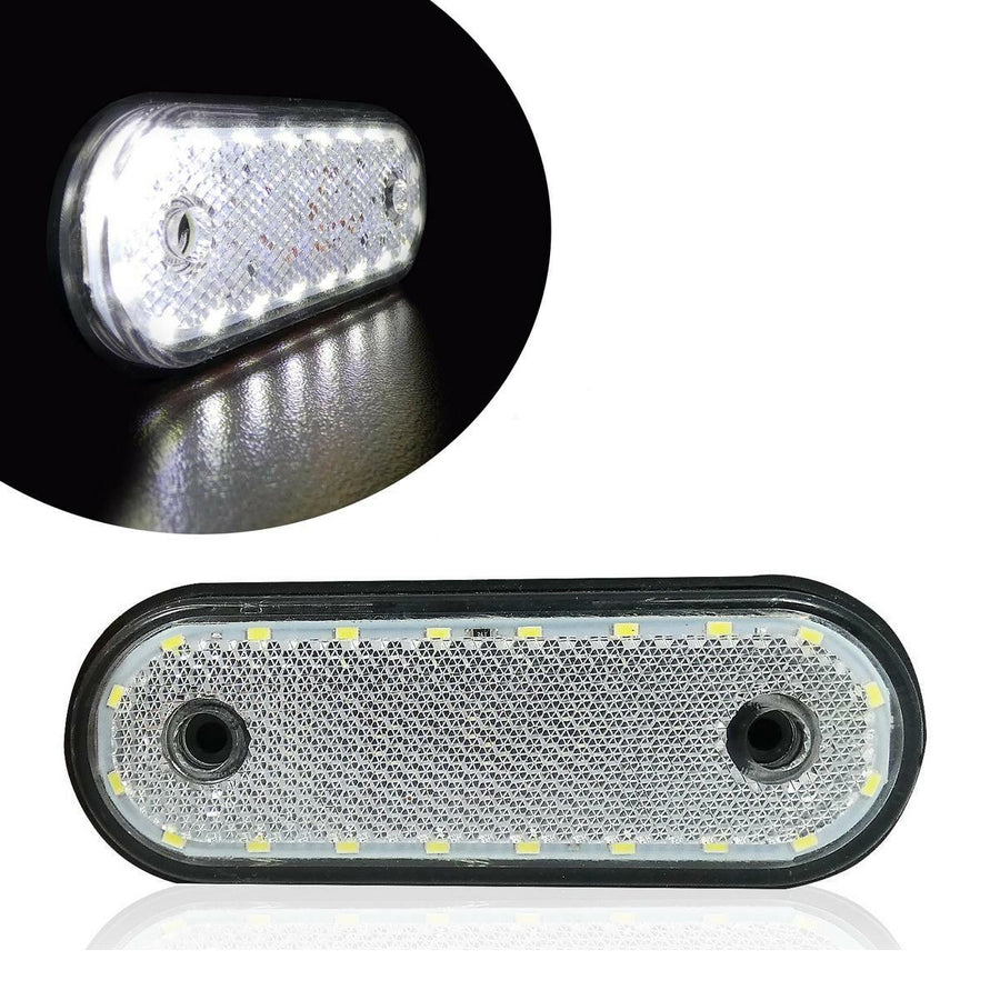 Бял LED Габарит, 20 Диода - 24V