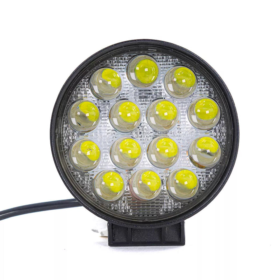 LED халоген, прожектор, стъкло тип лупа 3D, 42W