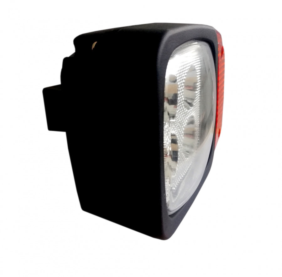 Комплект LED Фарове с Мигач, Подходящ за Трактор, Комбайн, Багер, Снегорин и др - 4 диода (12W, 1000 lm за всяка светлина)