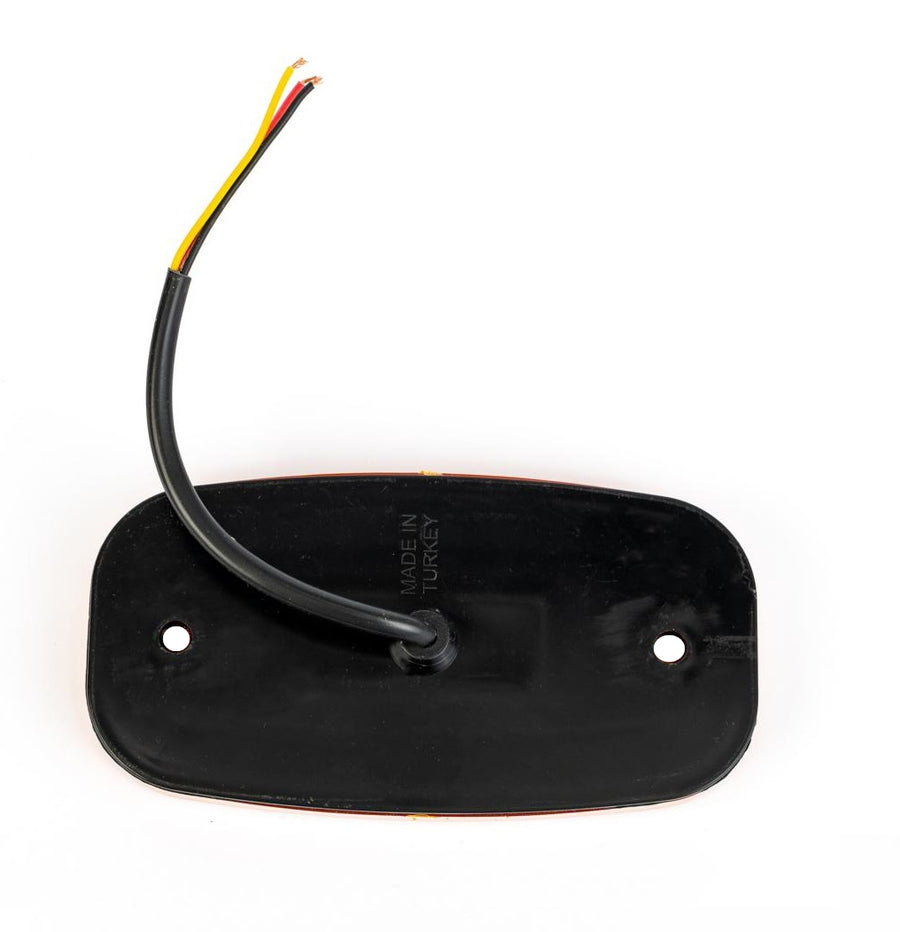LED Бял Светодиоден Габарит Маткер Токос Неон Ефект, 122mm x 63mm , с Три Функции 12V-24V