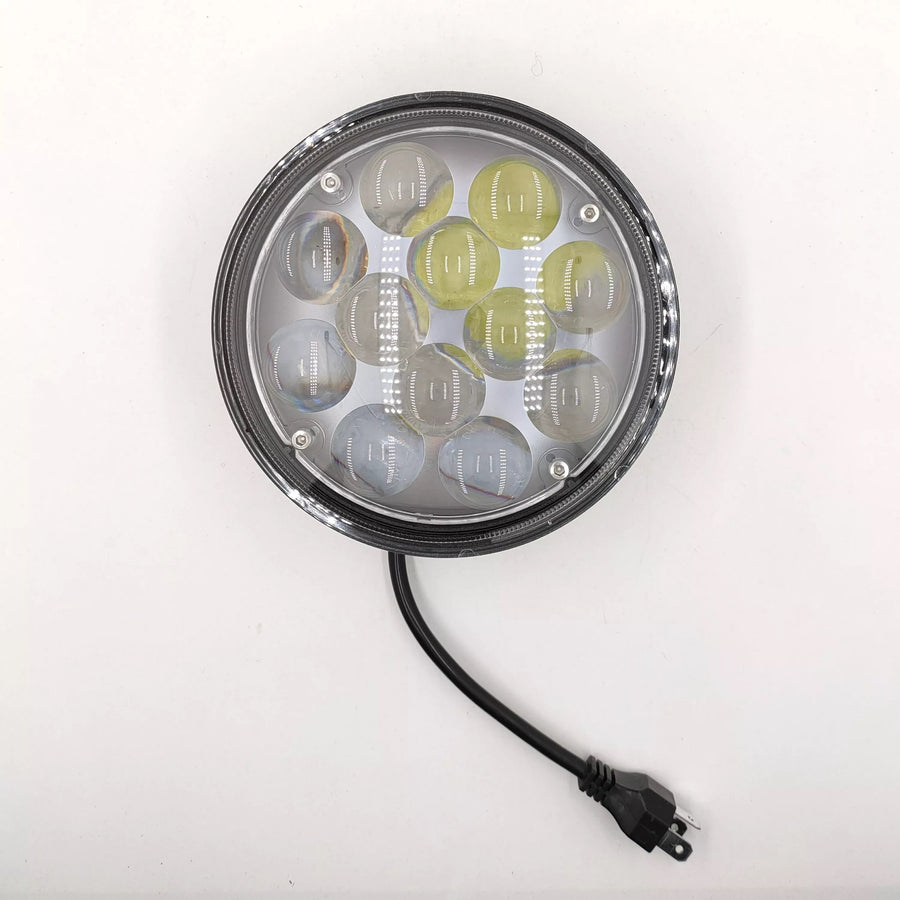14.5 см ЛЕД LED 5D 36W Универсален прожектор фар лампа халоген с къси / дълги светлини за мотоциклет автомобил офроуд бус ван камион трактор комбайн багер къси/дълги 12V-24V 5,7 инча