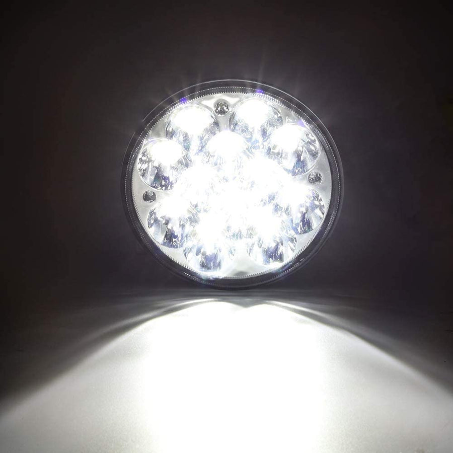 14.5 см ЛЕД LED 5D 36W Универсален прожектор фар лампа халоген с къси / дълги светлини за мотоциклет автомобил офроуд бус ван камион трактор комбайн багер къси/дълги 12V-24V 5,7 инча