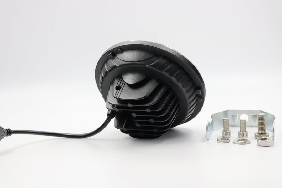 14.5 см ЛЕД LED 5D 36W Универсален прожектор фар лампа халоген с къси / дълги светлини за мотоциклет автомобил офроуд бус ван камион трактор комбайн багер къси/дълги 12V-24V 5,7 инча