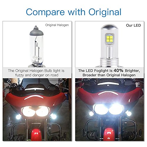 Комплект от 2 броя ЛЕД LED крушки за фарове H4 Х4 HS1 12V-24V Бели 6000k