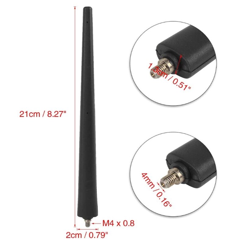 FM АМ Радио Антена 21 cm и Основа За Захващане За Fiat 500 / 500x Abarth, Alfa Romeo Giulietta 2012-2021, 50540987