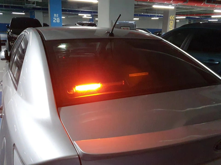 Аварийна Сигнална Жълта Лампа Блиц Маяк LED Бар със Стойка За Пътна Помощ Платформа 12-24V