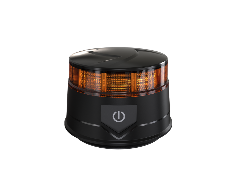 14W LED Безжична Диодна Въртяща се Сигнална Аварийна Лампа Маяк Буркан с Магнит и Вендуза за Пътна Помощ Платформа и др.12V - 24V