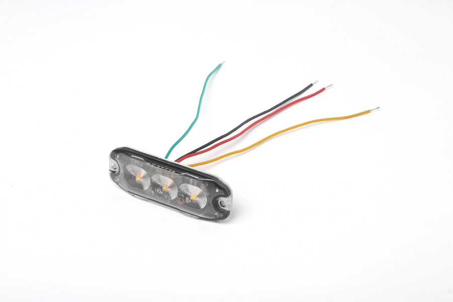 12-24V LED Жълта Аварийна Лампа Блиц Светлина Мигаща За Пътна Помощ Платформа с 4 режима