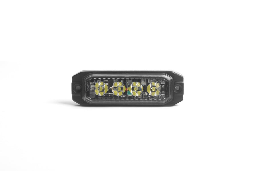 4 LED ЛЕД Жълта Аварийна Сигнална Лампа Блиц Светлина Мигаща За Пътна Помощ Платформа и др. 12-24V