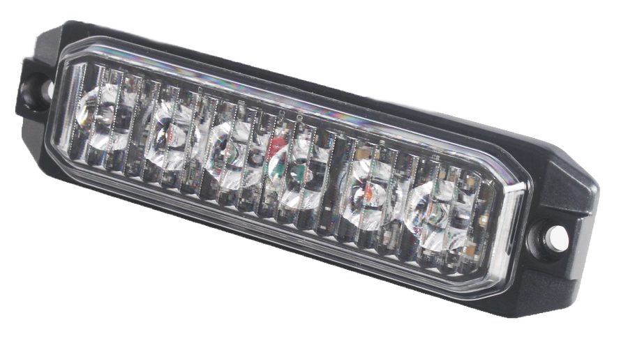 6 LED Блиц Светлина Мигаща Аварийна Лампа За Пътна Помощ Жълта 12V - 24V