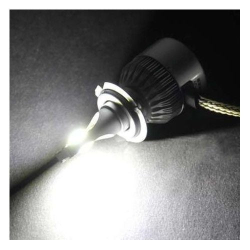 Комплект от 2 броя LED ЛЕД диодни крушки за фарове H1 36w 7600lm 12/24V