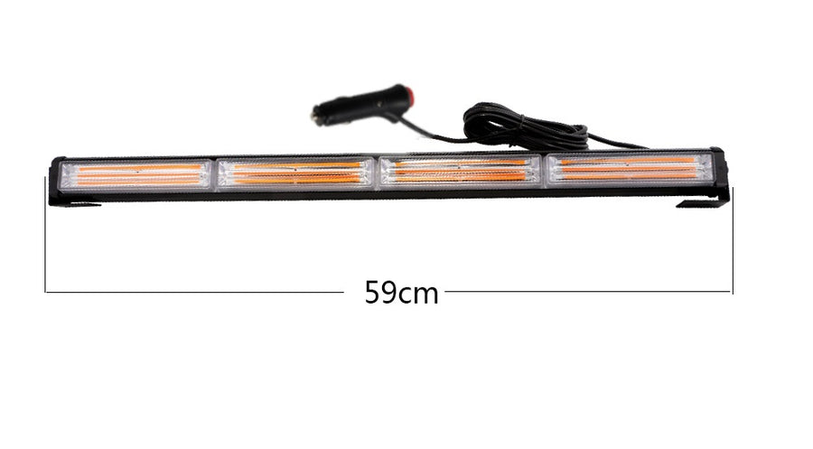59см LED Блиц Бар 72W 12V / 24V с 9 Режима - Сигнална Аварийна Лампа за Пътна Помощ, Репатрак, Платформа и Камион