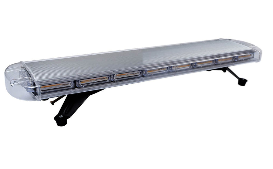 Мощна аварийна сигнална лампа 98 см LED ЛЕД блиц маяк буркан лед бар 12-24V със 16 режима на работа жълта за пътна помощ платформа снегорин багер бус ван и др.