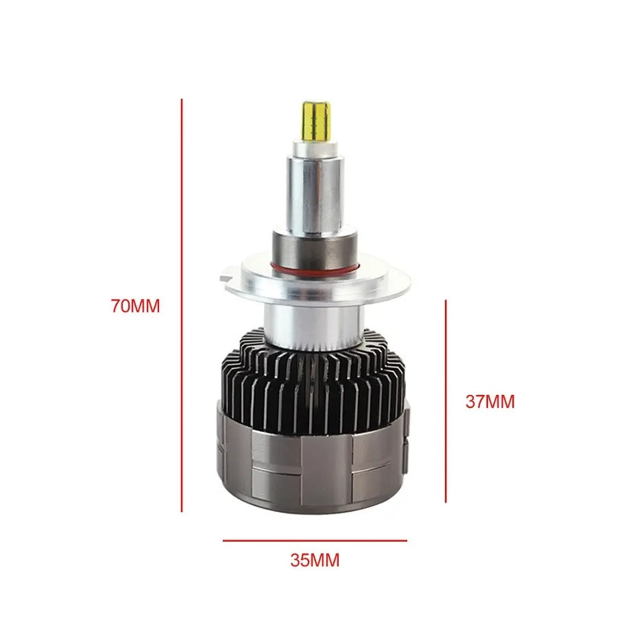 Комплект 3D CSP LED диодни крушки H11 H8 H9 12V 100W 20000lm за фарове Canbus без грешки 360° градуса